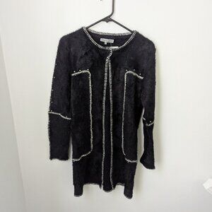 Liquid by Seoni Faux Fur Duster Sweater, Medium